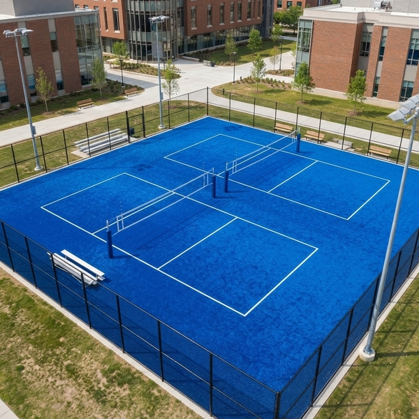 Спортивная искусственная трава Congrass Collor turf Синий 15 mm 4m