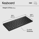 HP Клавиатура 350 Compact Multi-Device BT UKR black