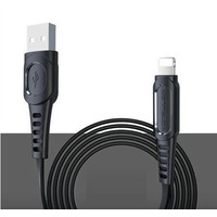 КабельKonfulon DC-02C Lightning, 2m, 2A, Black