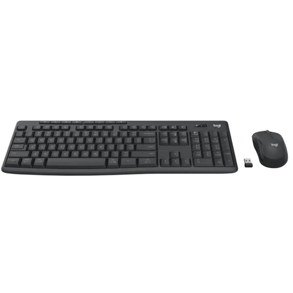 Комплект (клавіатура, миша) бездротовий Logitech MK370 Graphite (920-012077)
