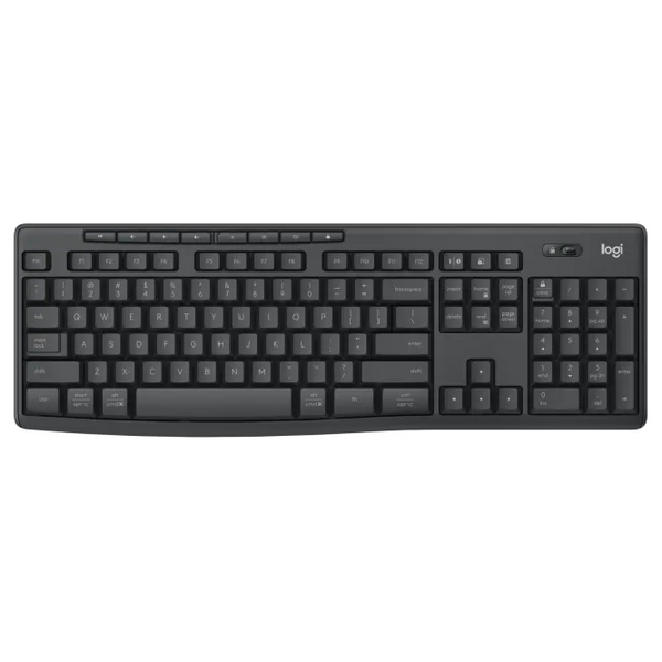 Комплект (клавіатура, миша) бездротовий Logitech MK370 Graphite (920-012077)