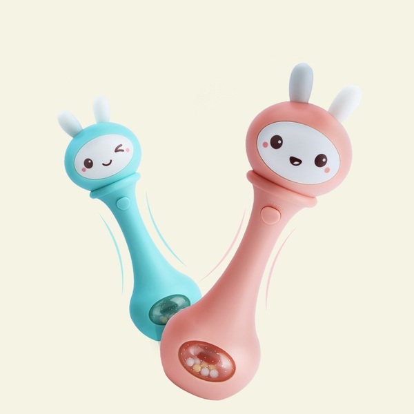 Брязкальце-гризунець Beiens музичний Зайчик (YZ06pink)