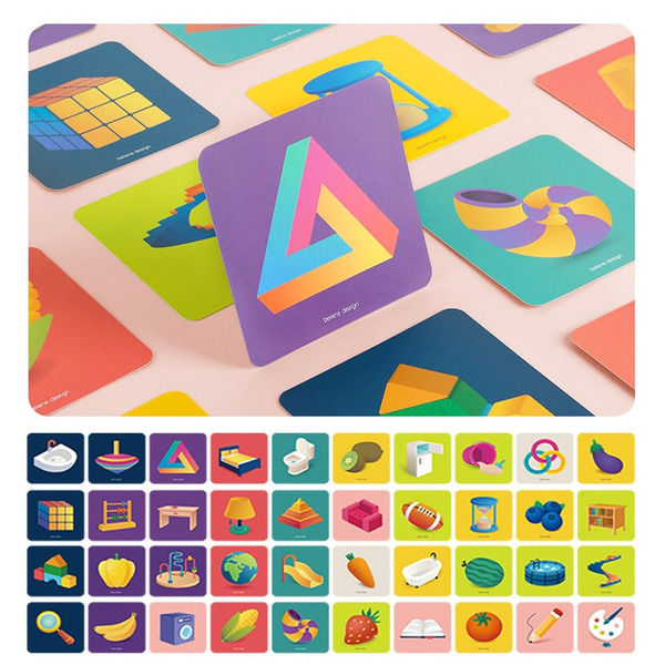 Набір дитячих розвиваючих карток Beiens (ZJ50)