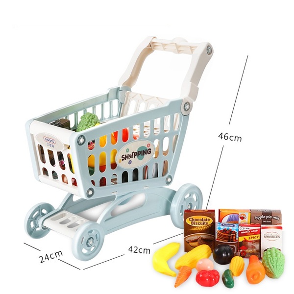 Дитячий візок для покупок у супермаркеті Beiens (M890blue)