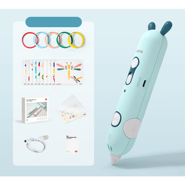 3D  Ручка Beiens с комплектом пластика (ZN17blue)