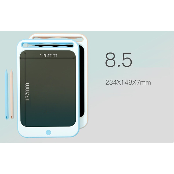 Детский LCD планшет для рисования Beiens 8,5″ голубой (ZJ15-blue)