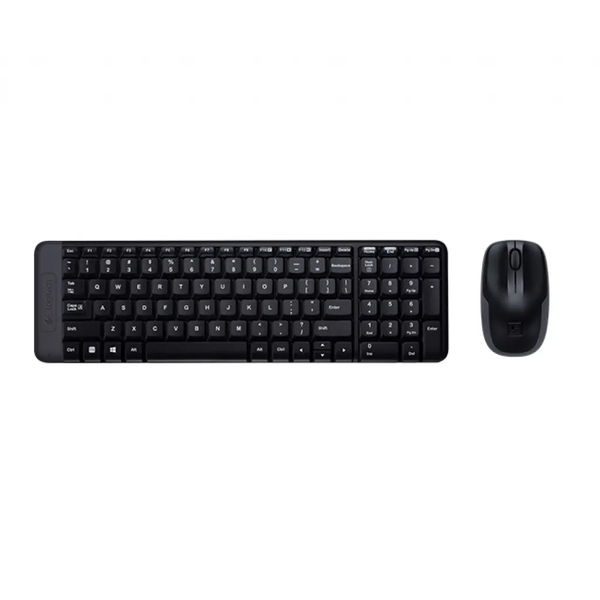 Комплект (клавіатура, миша) бездротовий Logitech MK220 Black (920-003168)