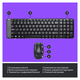 Комплект (клавиатура, мышь) беспроводной Logitech MK220 Black (920-003168)