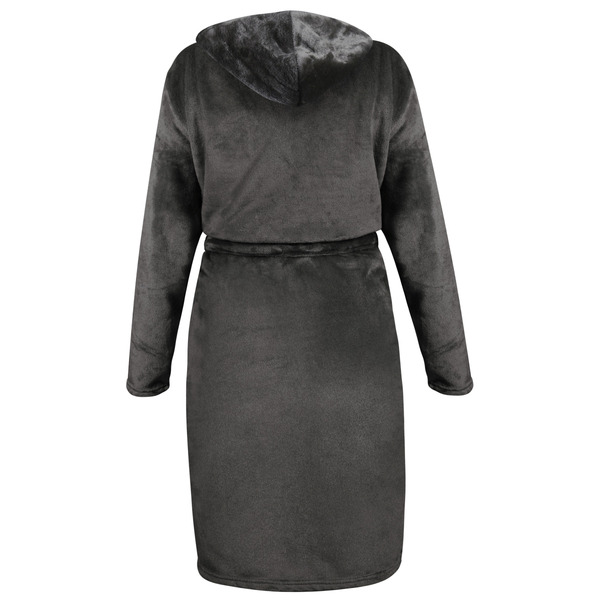 Текстиль банний SOHO Халат фліс., розмір XL Deep graphite с кап.