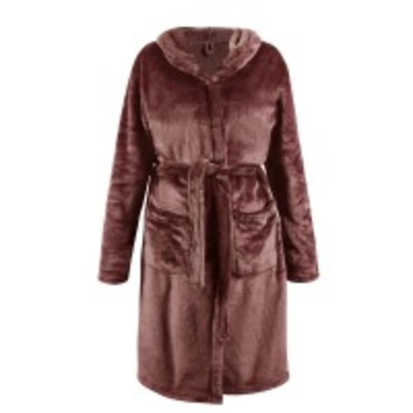 Текстиль банний SOHO Халат фліс., розмір M Lavender cappuccino з кап.