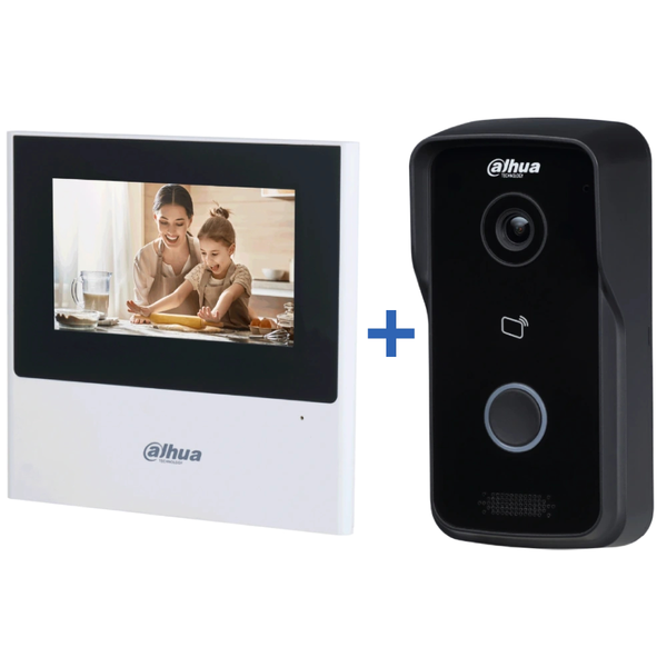 Комплект Dahua Mini DHI-VTH2611L-WP 4.3 Wi-Fi + DHI-VTO2111D-P-S2