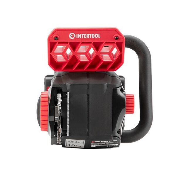 Пила ланцюгова акумуляторна з безщітковим двигуном 40 В (2х20 В), шина 35 см, SDS-система натяжки ланцюга, без ЗУ та АКБ INTERTOOL WT-9211