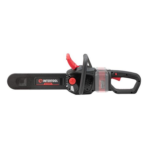 Пила ланцюгова акумуляторна з безщітковим двигуном 40 В (2х20 В), шина 35 см, SDS-система натяжки ланцюга, без ЗУ та АКБ INTERTOOL WT-9211