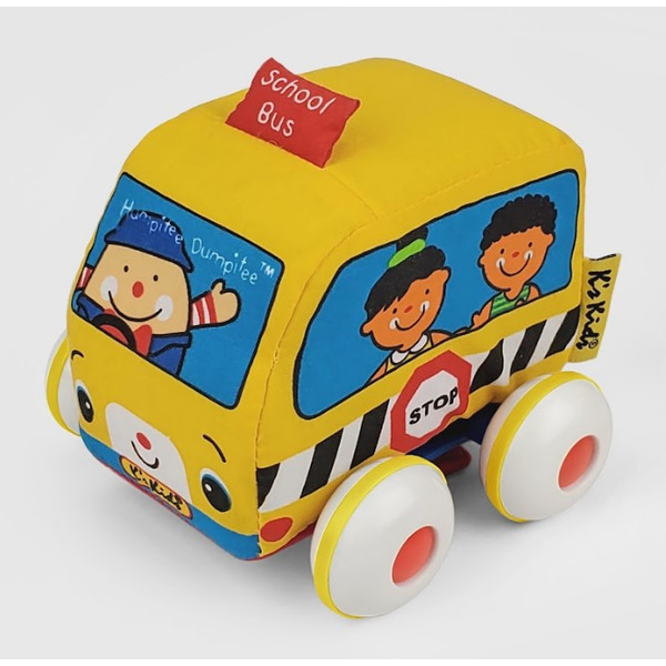 Набір машин Baby Pull-back (шкільний автобус та пожежна машина), K’s Kids, KA10835-GB