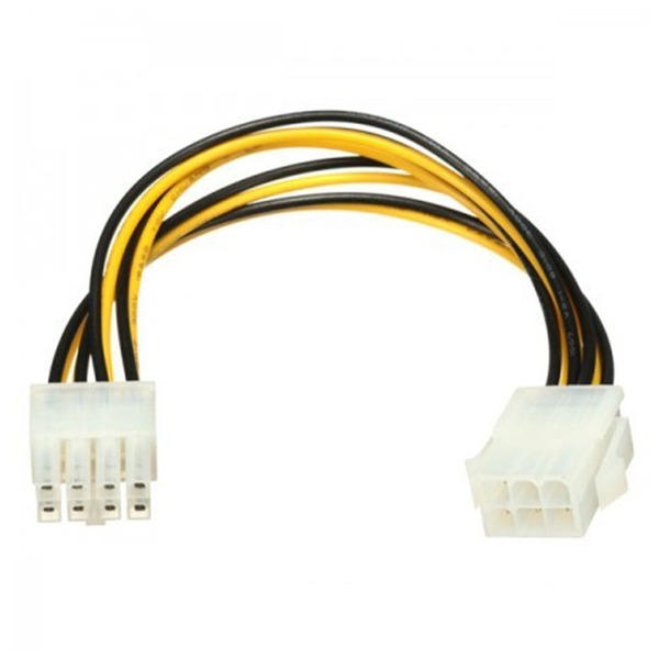 Кабель живлення для відеокарти ATX 6pin на 8pin, M/M 50см