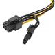 Кабель живлення для відеокарти ATX 6pin на 8pin, M/M 50см