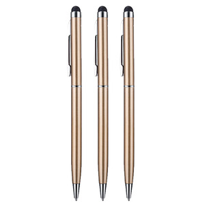 Стілус - ручка для ємнісних екранів, золотистий (комплект 3 шт.)