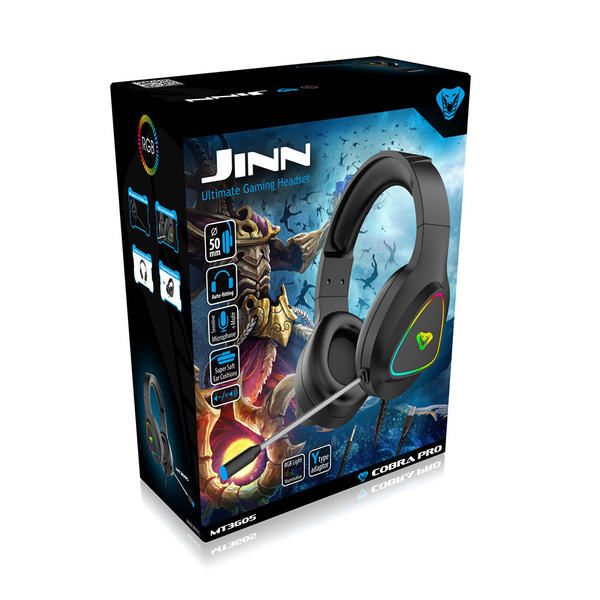 Наушники Media-Tech Cobra Pro Jinn RGB Black (MT3605)