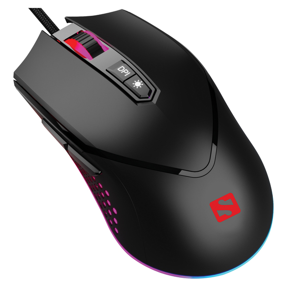 Мышь Sandberg Azazinator Mouse 6400 RGB Black (640-20)