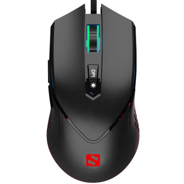 Мышь Sandberg Azazinator Mouse 6400 RGB Black (640-20)