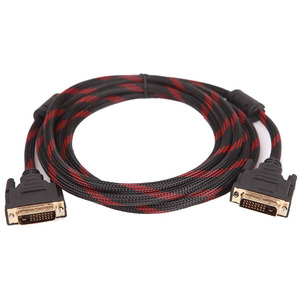 Кабель DVI-D 24M - 24M, 3.0 м, обплетення