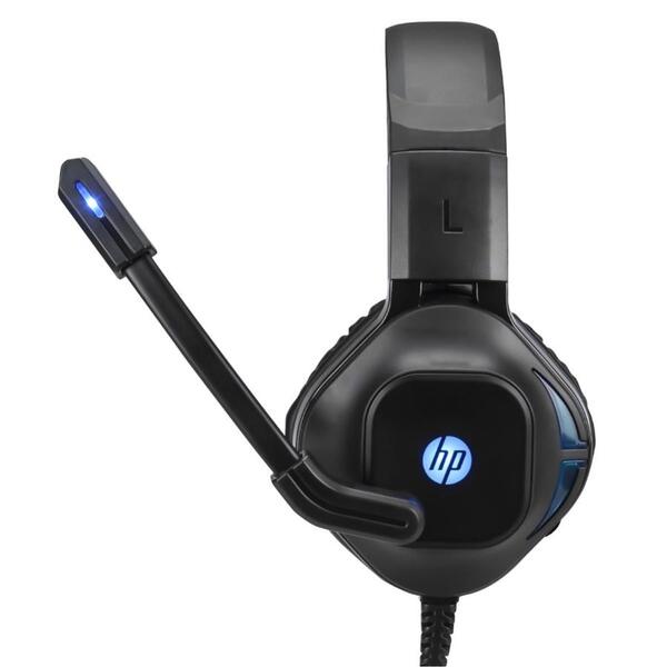 Наушники HP DHE-8002 Gaming, Red LED, Black