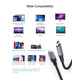 Кабель Choetech USB Type-C - USB Type-C (M/M), 1.8 м, Grey (XCC-1002)