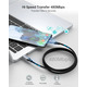 Кабель Choetech USB Type-C - USB Type-C (M/M), 1.8 м, Grey (XCC-1002)