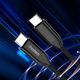 Кабель Choetech USB Type-C - USB Type-C (M/M), 2 м, Black (XCC-1036)