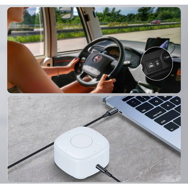 Кабель 3.5 мм jack Choetech AUX Type-C to TRS Audio 3.5mm 1m Black (AUX006)