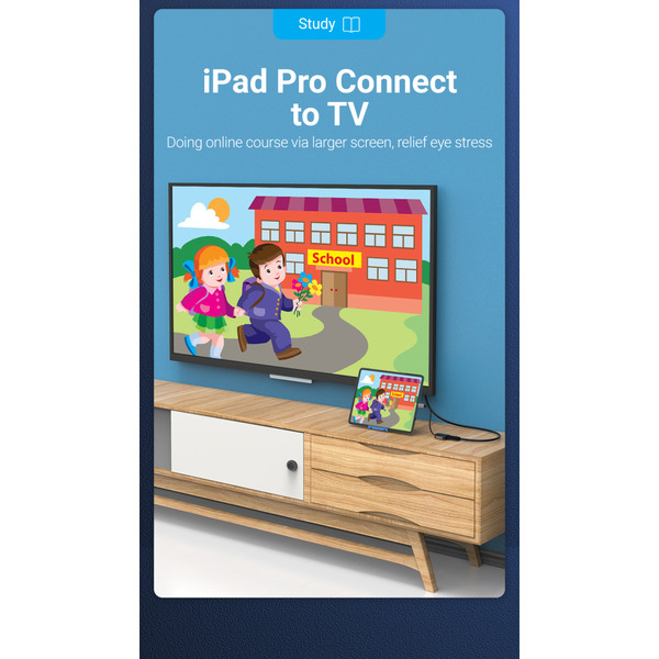 Перехідник Vention VGA - USB Type-C (F/M), 0.15 м (TDFHB)