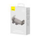 Держатель автомобильный Baseus Steel Cannon 2 Grid Gray (SUGP000002)