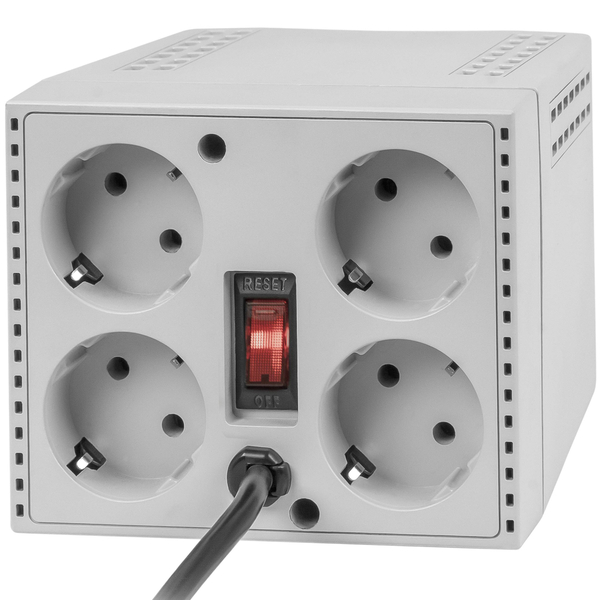 Стабилизатор напряжения Defender AVR PX 2000 1000Вт, 4 розетки