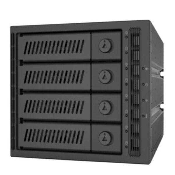 Бекплейн Chieftec CMR-3141SAS 3x5.25" -> 4x3.5" HDDs Hot-Swap Metal
