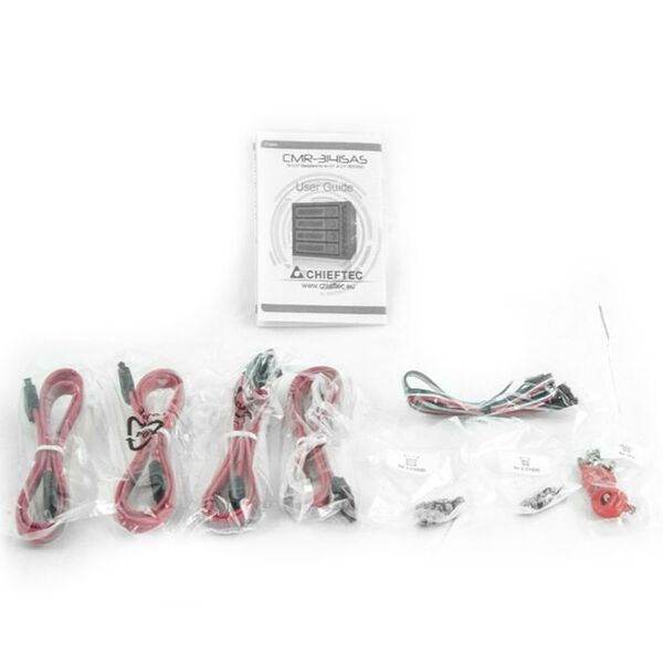 Бекплейн Chieftec CMR-3141SAS 3x5.25" -> 4x3.5" HDDs Hot-Swap Metal