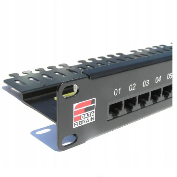 Патч-панель 19, 24xRJ45, UTP, Cat.3, 1unit, Fibrain