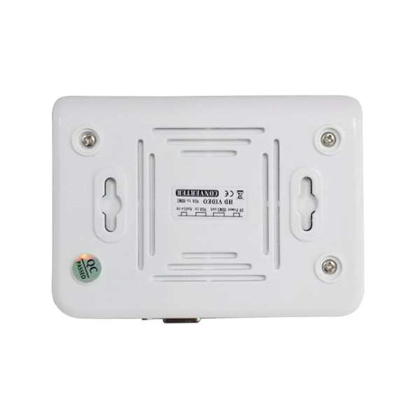 Переходник VGA 15F --> HDMI M v1.3, Jack 3.5 мм, пластик, белый RTL