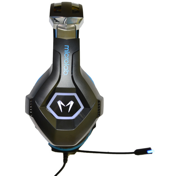 Наушники Microlab G7 black+blue