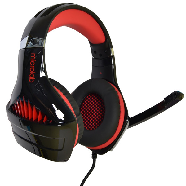 Наушники Microlab G6 black+red