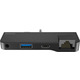 Док-станція USB3.1 Type-C+3.5mm --> USB 3.0/RJ45/Type-C/3.5mm Чорна Baseus for Surface Go
