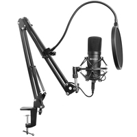 Ігровий стрім мікрофон Sandberg Streamer Kit USB, кабель 2,5м.