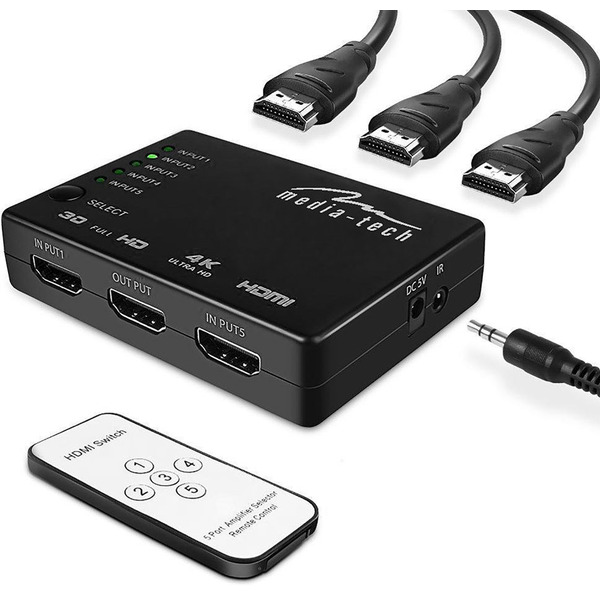 Сплітер HDMI 5xports MT5207