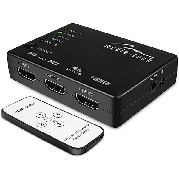 Сплітер HDMI 5xports MT5207