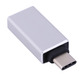 Перехідник USB3.1 Type-C --> USB (OTG) OEM, сріблястий