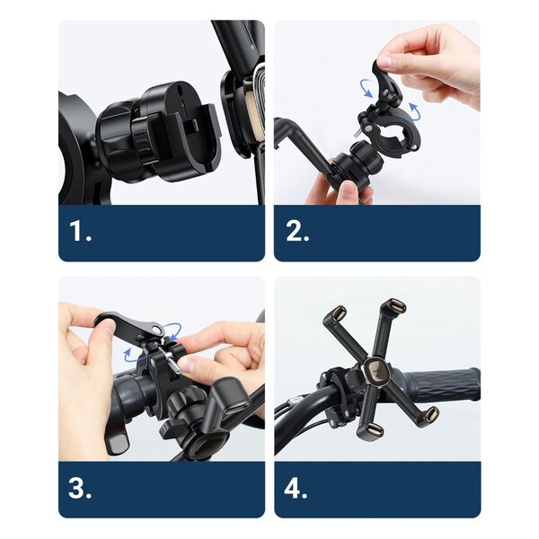 Тримач для смартфона Baseus Quick to take Black (SUQX-01)