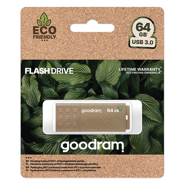 USB-Флешка USB3.2 64GB Goodram UME3 Eco Friendly (UME3-0640EFR11)