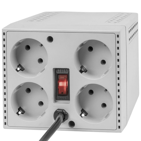 Стабилизатор напряжения Defender AVR PX 1500, 600 Вт, 4 розетки