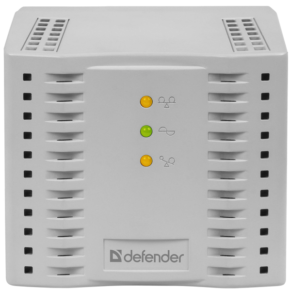Стабилизатор напряжения Defender AVR PX 1500, 600 Вт, 4 розетки