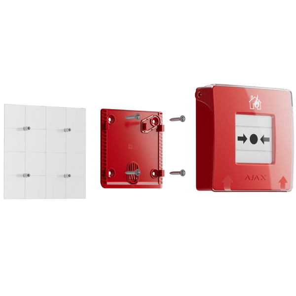 Ручний пожежний сповіщувач Ajax Manual Call Point (Red) (8EU) ASP