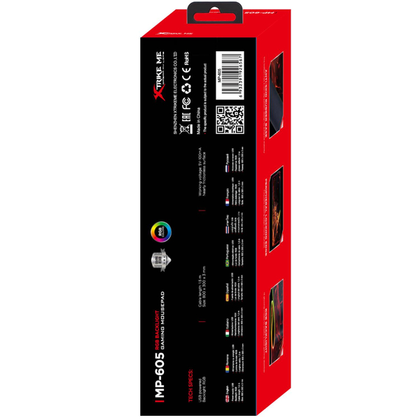 Ігрова поверхня Xtrike Me MP-605 Black